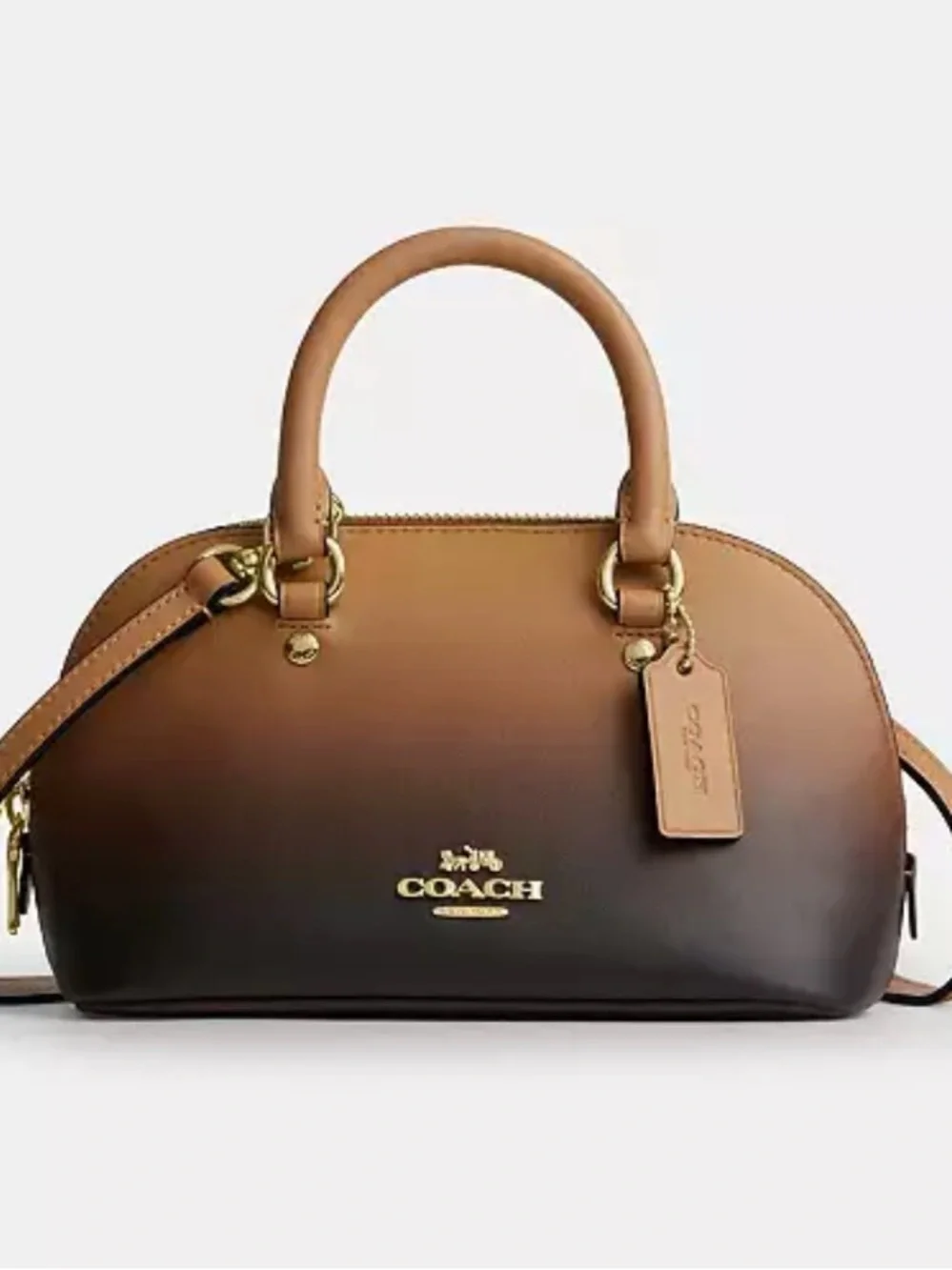 Coach Brown Ombre Mini Satchel
